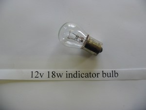 Indicator bulb 6 volt 18w